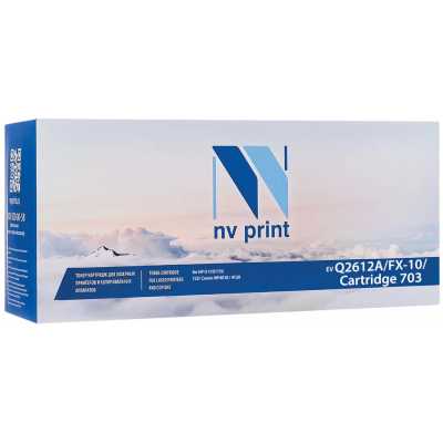 картридж NV Print NV-Q2612A/FX-10/Can703 черный