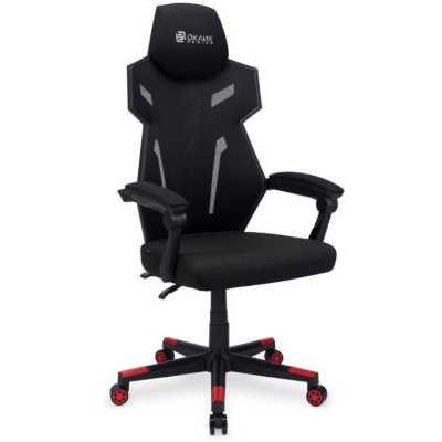 игровое кресло Oklick 111G Black/Red черно-красный