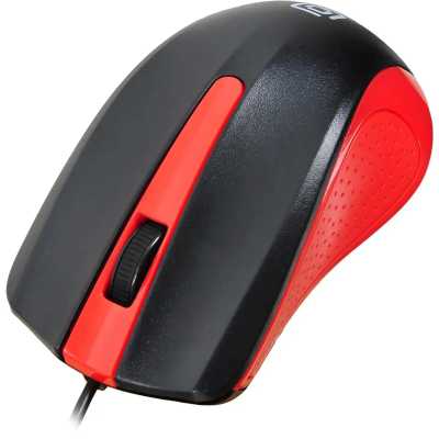 мышь Oklick 225M Black-Red
