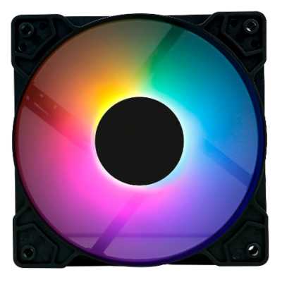 кулер Oklick OG-CF120RGB1-BK