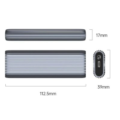 корпус для SSD Orico ORICO-AM2C3-G2-GY-BP