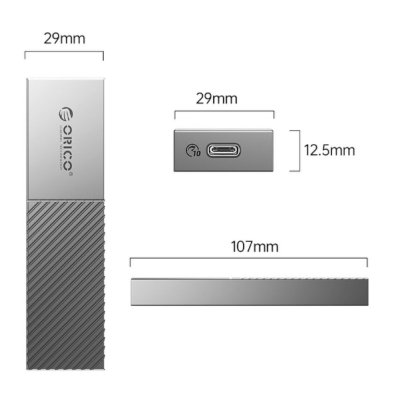 корпус для SSD Orico ORICO-M206C3-G2-GY-BP