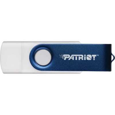 флешка Patriot 64GB PS64GX550AAD Белый, синий