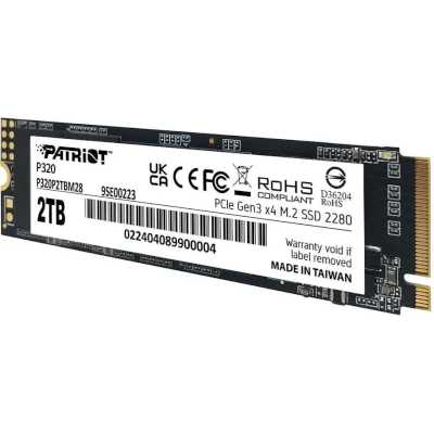 SSD диск Patriot P320 2Tb P320P2TBM28 Черный