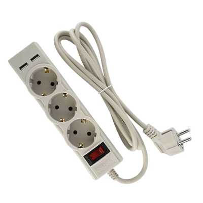 сетевой фильтр Perfeo Power-S PF_E1638 серый