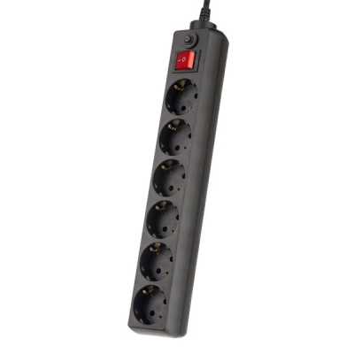 сетевой фильтр Perfeo Power+ PF_A4674 черный
