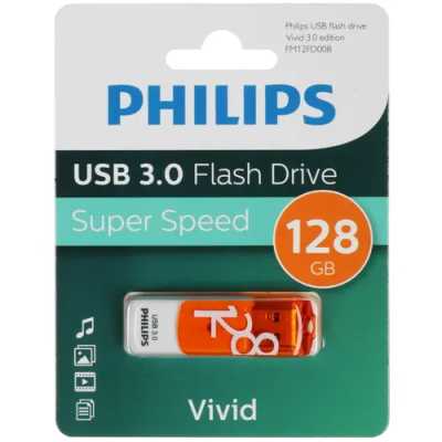 флешка Philips 128GB FM12FD00B/97 Белый
