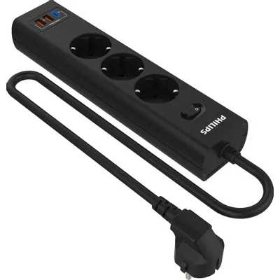 сетевой фильтр Philips CHP4336BB/51 черный