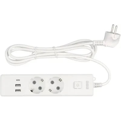 сетевой удлинитель Power Cube PC-4-2M белый