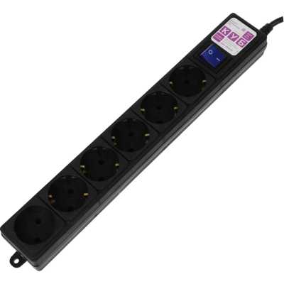сетевой фильтр Power Cube SPG6-B1,9M черный