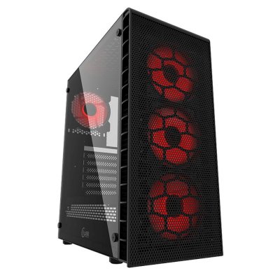 корпус PowerCase Mistral Z4 Mesh LED Black