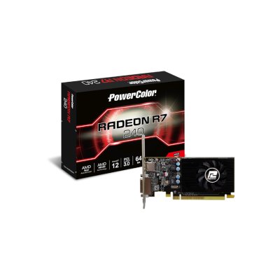 видеокарта PowerColor AMD Radeon R7 240 2Gb AXR7 240 2GBD5-HLEV2