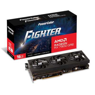 видеокарта PowerColor AMD Radeon RX 7900 GRE Fighter 16Gb RX 7900 GRE 16G-F/OC