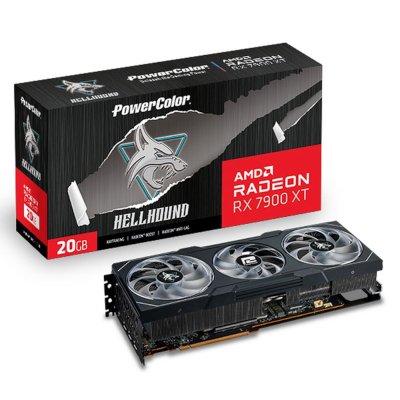 видеокарта PowerColor AMD Radeon RX 7900 XT Hellhound 20Gb RX 7900 XT 20G-L/OC
