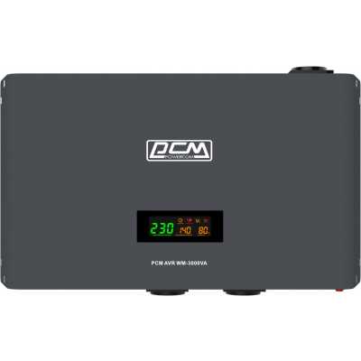 стабилизатор напряжения PowerCom WM-3000VA Черный
