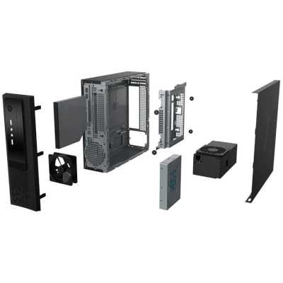 корпус PowerMan PS201A Black PM-300TFX