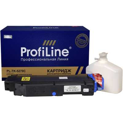 тонер-картридж ProfiLine PL_TK-5270C_С_WC голубой
