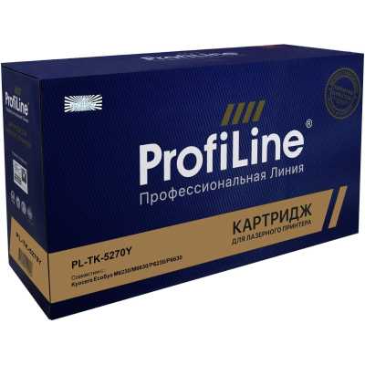 тонер-картридж ProfiLine PL_TK-5270Y_Y_WC желтый