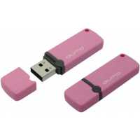 флешка Qumo 16GB QM16GUD-OP2-pink Розовый