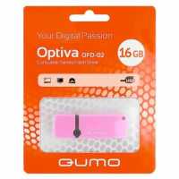 флешка Qumo 16GB QM16GUD-OP2-pink Розовый