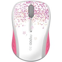 мышь Rapoo 3100p White-Pink