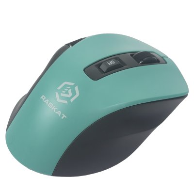 мышь Raskat M020W Зеленый-черный