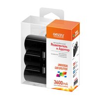 разветвитель автоприкуривателя Ginzzu GA-4620UB Черный