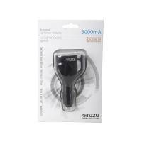 разветвитель автоприкуривателя Ginzzu GA-4715UB Черный