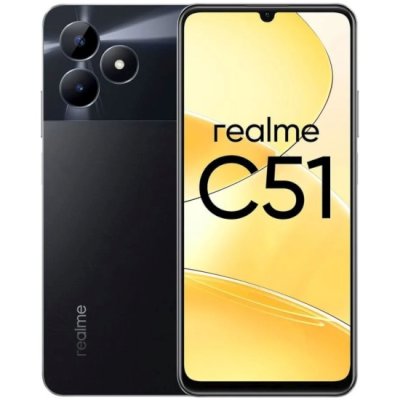 смартфон Realme C51 4/128GB Black черный