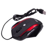 мышь Ritmix ROM-307 Black-Red Черный-красный