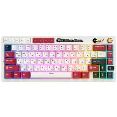 клавиатура Royal Kludge RK M65 Famicom 6935280827105 Белый-красный