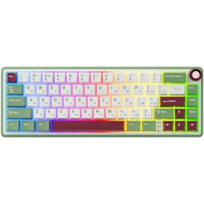 клавиатура Royal Kludge R65 Green Sand 6935280823923 Зеленый-белый