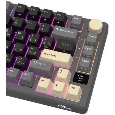 клавиатура Royal Kludge RK-M75 Phantom 6935280824098 Черный-серый