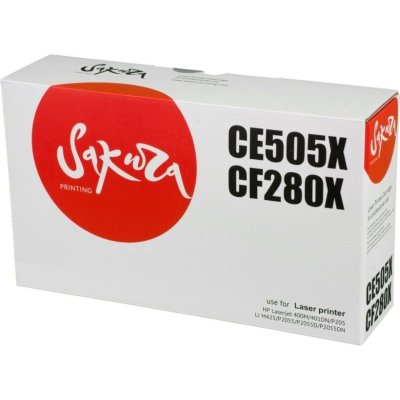 картридж Sakura SACE505X/CF280X черный