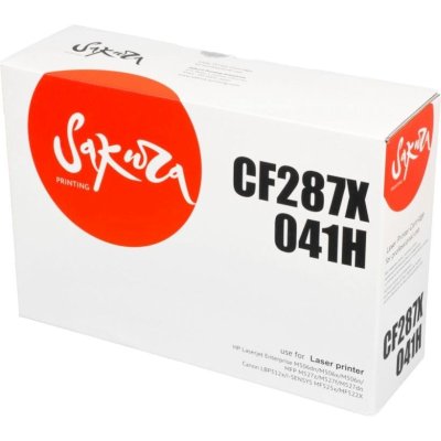 картридж Sakura SACF287X/041H черный
