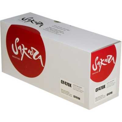 картридж Sakura SACF470X черный