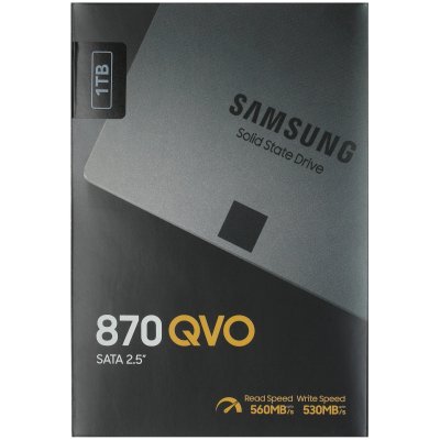 SSD диск Samsung 870 QVO 1Tb MZ-77Q1T0BW Серый