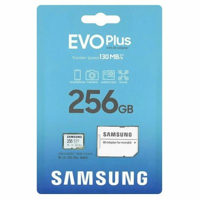 карта памяти Samsung EVO Plus 256GB MB-MC256KA/EU