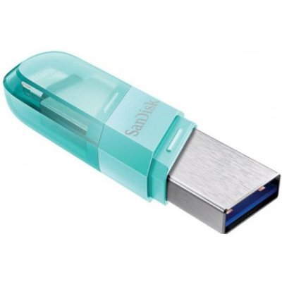 флешка SanDisk 128GB SDIX90N-128G-GN6NJ Бирюзовый