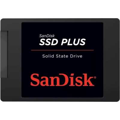 SSD диск SanDisk Plus 2Tb SDSSDA-2T00-G26 Черный