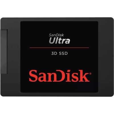 SSD диск SanDisk Ultra 3D 500Gb SDSSDH3-500G-G26 Черный
