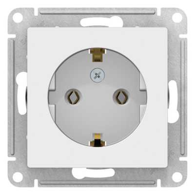 розетка силовая Schneider Electric AtlasDesign ATN000143 Белый