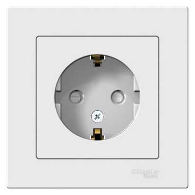 розетка силовая Schneider Electric AtlasDesign ATN000144 Белый