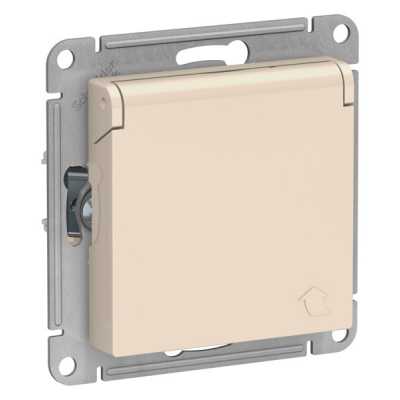 розетка силовая Schneider Electric AtlasDesign ATN000246 Бежевый