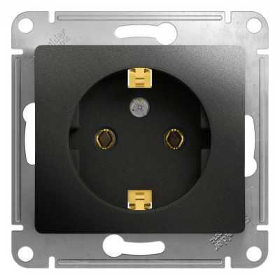 розетка силовая Schneider Electric Glossa GSL000743 Антрацит
