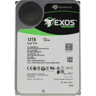 жесткий диск Seagate Exos X16 12Tb ST12000NM001G