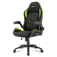 игровое кресло Sharkoon Elbrus 1 Black-Green черно-зеленый