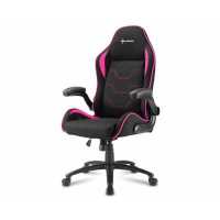 игровое кресло Sharkoon Elbrus 1 Black-Pink черно-розовый