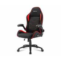 игровое кресло Sharkoon Elbrus 1 Black-Red черно-красный