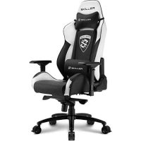 игровое кресло Sharkoon Skiller SGS3 Black-White черно-белый